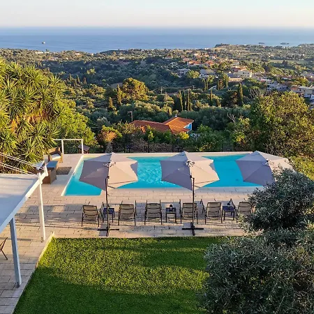 Theresia - Luxury Pool W 180º Views * Metaxáta